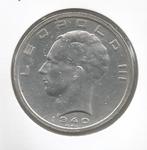 13036 * LEOPOLD III * 50 frank 1940 vlaams  Pos.A, Postzegels en Munten, Verzenden, Zilver