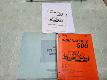 Flipperkast handleiding : Indianapolis 500, Mécanique, Enlèvement ou Envoi, Bally, Flipper (jeu)