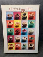 Legpuzzel cupcakes 1000 stukjes - compleet, Comme neuf, 500 à 1500 pièces, Puzzle, Enlèvement ou Envoi