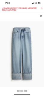 Jeans droit, Kleding | Dames, Spijkerbroeken en Jeans, Ophalen, H&M, Blauw, Overige jeansmaten
