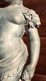 zeldzaam antiek Bronzen Putti tuinbeeld, Tuin en Terras, Ophalen