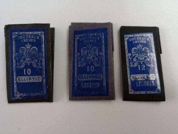 Couteaux frères: elliptic 10 + longues n 10 + 12, Antiek en Kunst, Antiek | Kleding en Textiel, Ophalen of Verzenden