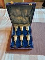 Vintage verzilverde borrelbekers, Ophalen, Overige materialen