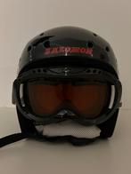 Stoere junior Salomon skihelm 51-52cm met skibril, Ophalen, Ski, Overige typen, Salomon