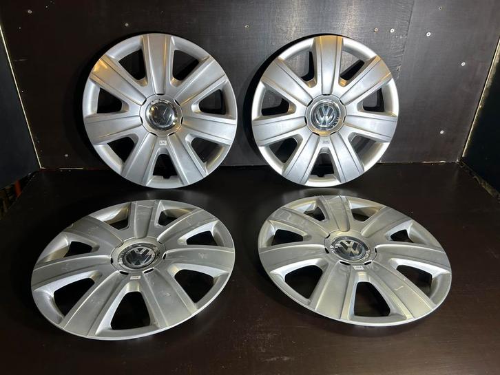 4 originele VW Polo 14" wieldoppen, Auto diversen, Wieldoppen, Zo goed als nieuw, Ophalen of Verzenden