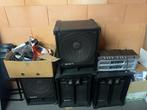Sony PA Speaker Set + QSC versterkers + JBSystems processor, Ophalen, Gebruikt, Sony