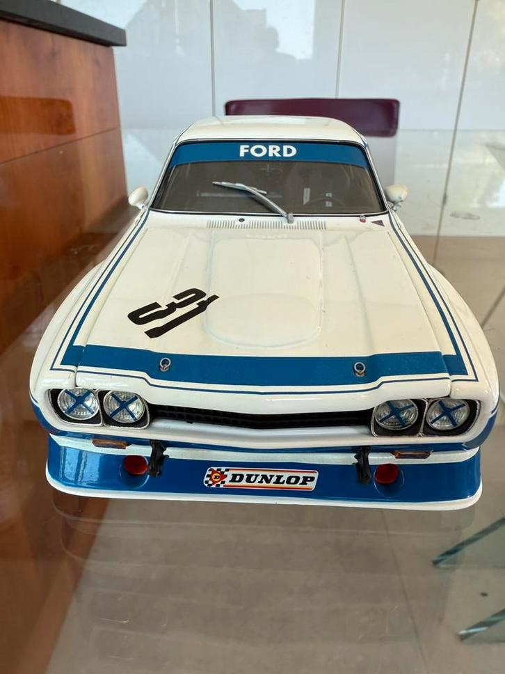 自動車 Minichamps Ford Capri RS 3100 1975 1:18 Ford Capri RS 3100 Blue Minichamps 1/18