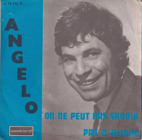 Angelo – On ne peut pas savoir / Pas d’accord - Single, Cd's en Dvd's, Vinyl Singles, Gebruikt, Single, Pop, 7 inch, Ophalen of Verzenden