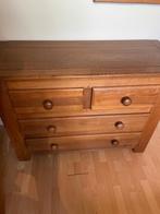 Eiken slaapkamer, 2 nachtkast 1 bed, 1 commode, 1 kleerkas, Huis en Inrichting, Slaapkamer | Complete slaapkamers, Ophalen, Gebruikt