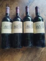Vier flessen chateau cantemerle 1985, Verzamelen, Wijnen, Ophalen of Verzenden