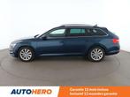 Skoda Superb 1.4 Plug-in Hybrid Ambition iV (bj 2022), Auto's, Stof, Gebruikt, Blauw, 1395 cc