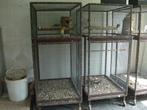 voliere, Dieren en Toebehoren, Vogels | Hokken en Kooien, Ophalen of Verzenden, Gebruikt, Metaal, Volière