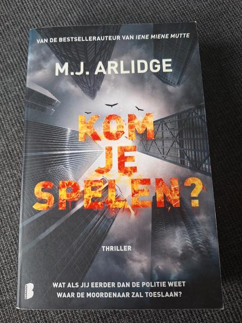 M.J. Arlidge - Kom je spelen?, Livres, Thrillers, Utilisé, Enlèvement