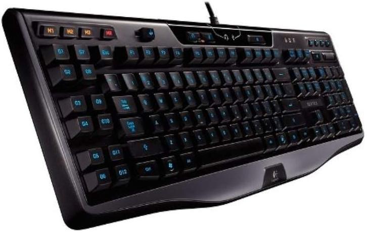 Logitech Gaming Keyboard G110, Informatique & Logiciels, Claviers, Utilisé, Azerty, Filaire, Clavier gamer, Touches multimédia