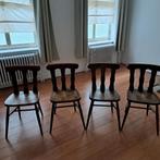 4 chaises en bois  à vendre, Bois, Enlèvement, Utilisé