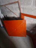 Nieuw dubbel gietijzeren putdeksel, Enlèvement