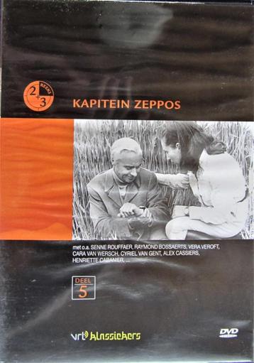 DVD VLAAMSE REEKS- KAPITEIN ZEPPOS (SENNE ROUFFAER),AFL.6-10, TV non fictionnelle, Enlèvement ou Envoi, Comme neuf, Comédie