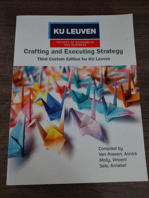 Crafting and Executing Strategy, Livres, Livres scolaires, Comme neuf, Économie, Enlèvement