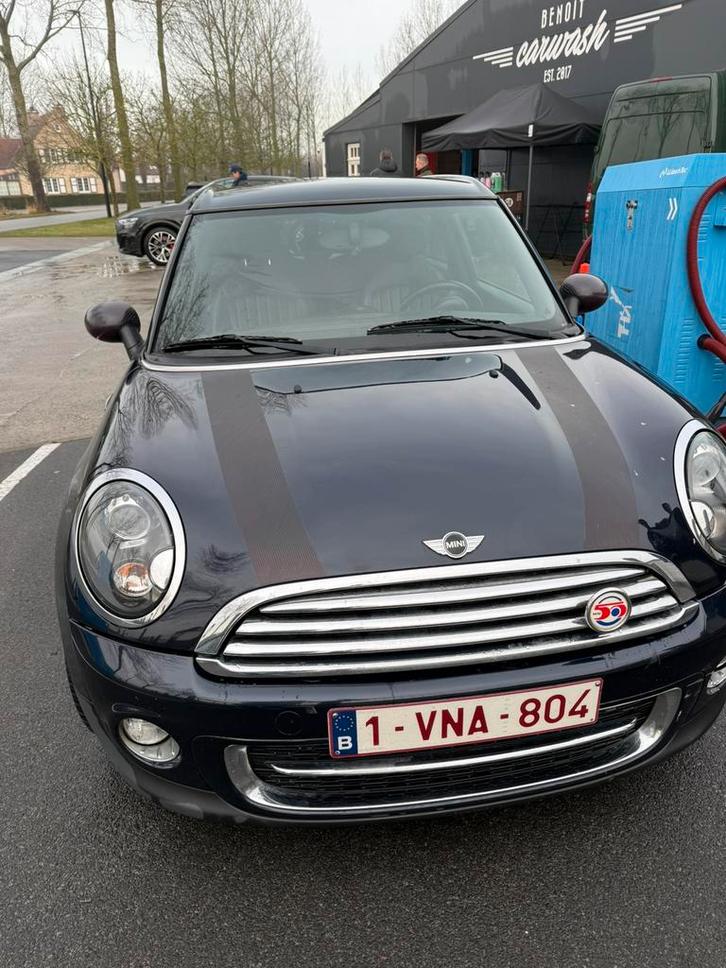 Mini Clubman Hampton Bay, Autos, Mini, Particulier, Clubman, Euro 5, Boîte manuelle, Noir, Bleu, Cuir, Enlèvement