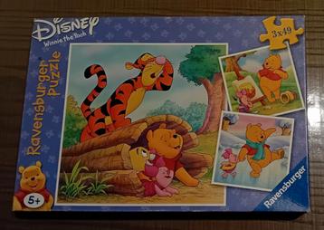Puzzel Disney Winnie the Pooh 3x49 stuks + 1x48 extra beschikbaar voor biedingen