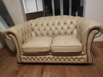 Luxe Chesterfield Zetel  Leder (Springvale UK) beschikbaar voor biedingen