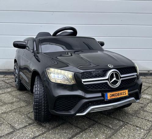 Mercedes GLC Coupe 12v zwart RC - Leder zit - Rubberband, Kinderen en Baby's, Speelgoed | Buiten | Accuvoertuigen, Nieuw, Ophalen of Verzenden