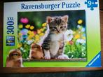 puzzel poes 300 stukjes, Ophalen of Verzenden, Gebruikt
