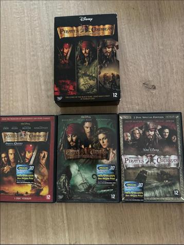 Pirates of the Caribbean DVD's (4 stuks) beschikbaar voor biedingen