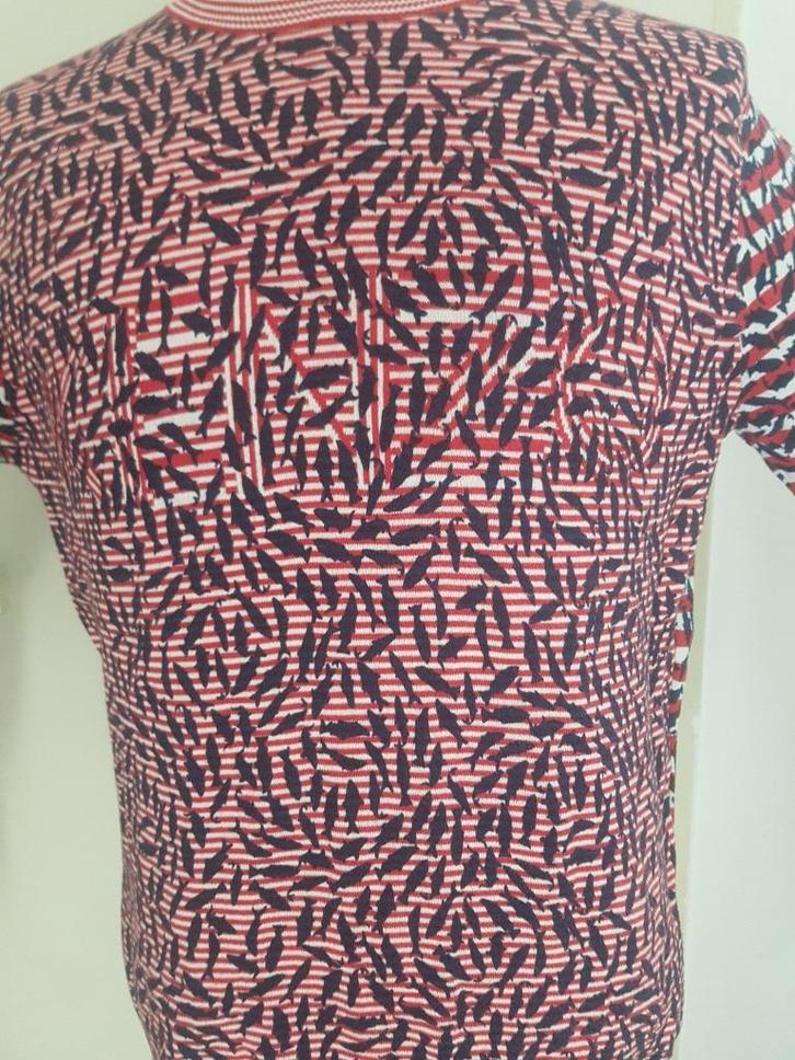 Kenzo Fish Jacquard trui • S • rood/wit • TBE, Kleding | Heren, Truien en Vesten, Gedragen, Maat 46 (S) of kleiner, Rood, Ophalen of Verzenden