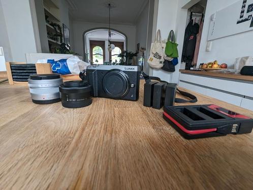 Panasonic Lumix DMC-GX80 + Leica Summilux 15 mm f1.7 + kit, Audio, Tv en Foto, Fotocamera's Digitaal, Zo goed als nieuw, Compact