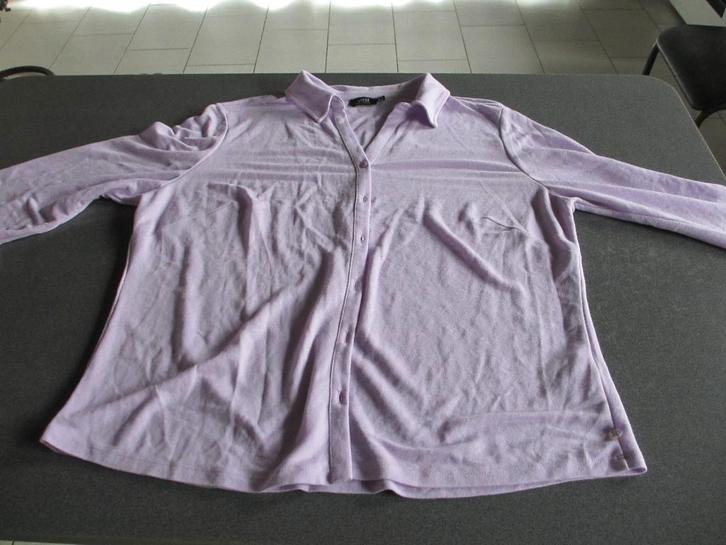 paarse dames blouse, Kleding | Dames, Blouses en Tunieken, Zo goed als nieuw, Maat 46/48 (XL) of groter, Paars, Ophalen