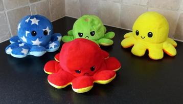 Knuffel Emotie inktvis  beschikbaar voor biedingen
