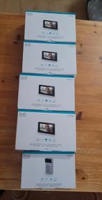 4 DIO-videotelefoons met 7-inch scherm + draaitafel met 4 kn, Ophalen of Verzenden