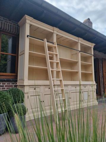 Eiken boekenkast/bibliotheekkast flamant GRATIS LEVERING  beschikbaar voor biedingen