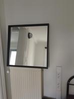 grote vierkante zwarte spiegel Nissedal 65x65, Enlèvement, Moins de 100 cm, 50 à 75 cm, Carré