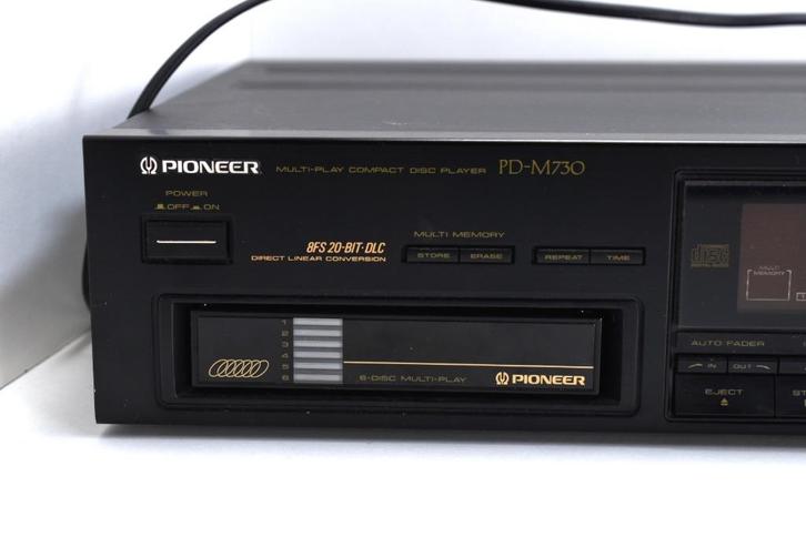 Vintage PIONEER PD-M730  - 6 CD Speler | Multi Play HIGH End, Audio, Tv en Foto, Cd-spelers, Gebruikt, Pioneer, Ophalen of Verzenden