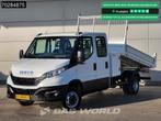 Iveco Daily 35C16 3.0L Open Laadbak Dubbel Cabine met Kist 3, Auto's, Stof, Gebruikt, Euro 6, 4 cilinders