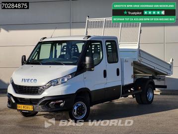 Iveco Daily 35C16 3.0L Open Laadbak Dubbel Cabine met Kist 3, Auto's, Bestelwagens en Lichte vracht, Stof, Gebruikt, Euro 6, 4 cilinders