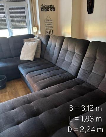 U-bank te koop!, 150 cm ou plus, Quatre personnes ou plus, Enlèvement, Utilisé