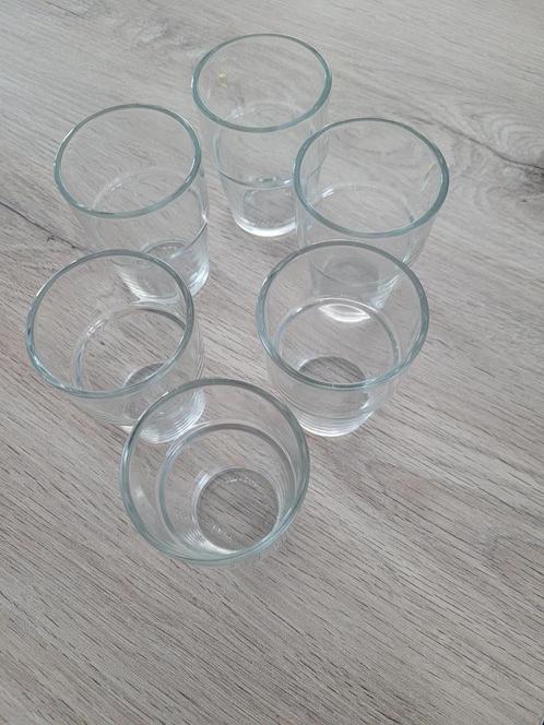 set van 6 stevige tumbler glazen, Verzamelen, Glas en Drinkglazen, Zo goed als nieuw, Overige typen, Ophalen of Verzenden