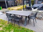 Tuintafel met 8 stoelen, Tuin en Terras, Ophalen, Gebruikt