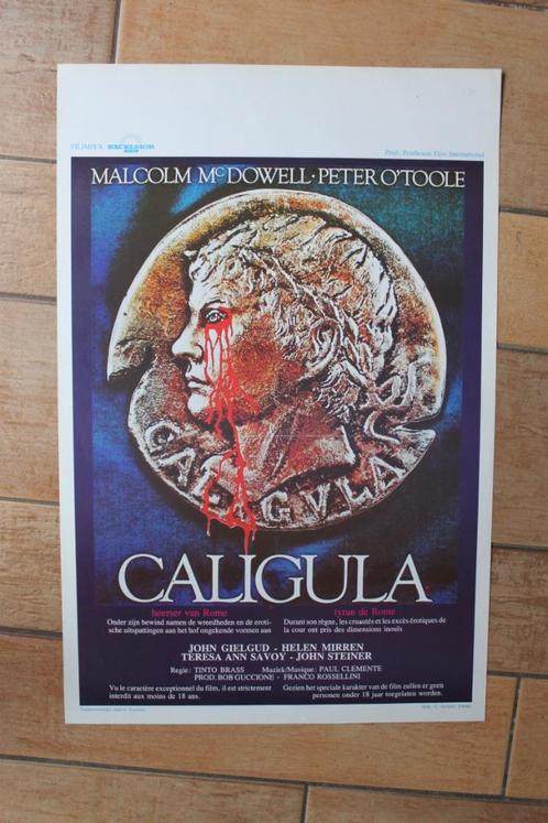 filmaffiche Caligula 1979 Malcom McDowell filmposter, Collections, Posters & Affiches, Comme neuf, Cinéma et TV, A1 jusqu'à A3