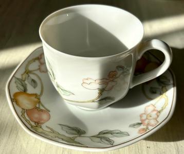 Tasse à café avec sous tasse "Fruit Garden" Villeroy & Boch beschikbaar voor biedingen