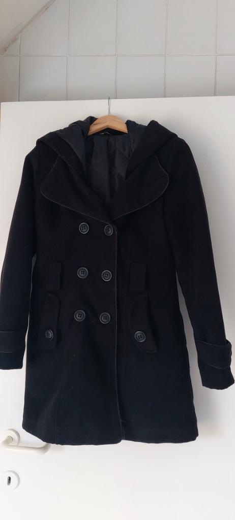 winterjas dames/meisjes, Kleding | Dames, Jassen | Winter, Zo goed als nieuw, Maat 36 (S), Zwart, Ophalen