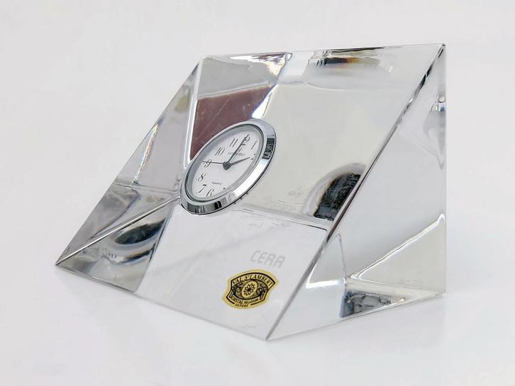 klok presse papier Val St Lambert, Antiek en Kunst, Antiek | Glaswerk en Kristal, Ophalen of Verzenden