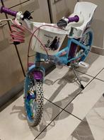 Frozen Fiets+ met nieuw Slotje bij, Frozen, Zo goed als nieuw, 16 inch, Handrem