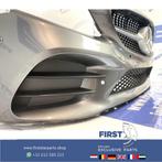 W205 FACELIFT AMG VOORBUMPER + diamond gril 2019 Mercedes C, Auto-onderdelen, Gebruikt, -, Voor, Ophalen of Verzenden