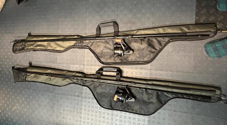 2 Prologic Avenger C1 hengels + Avenger xd8000 rollen nieuw, Watersport en Boten, Hengelsport | Karpervissen, Nieuw, Complete set