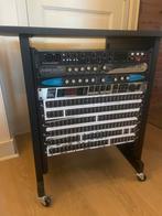 19inch Studiorack (12u) + 6x 1U patchbay, Enlèvement, Comme neuf