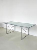 Niels Gammelgaard vintage IKEA tafel, Huis en Inrichting, Ophalen, Gebruikt, Glas